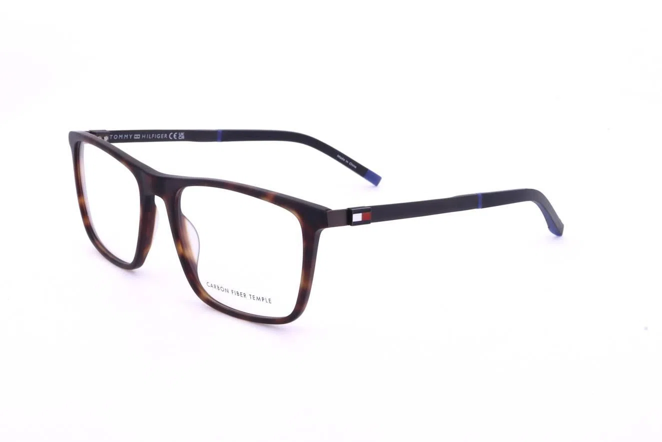Tommy Hilfiger TH2081 Eyeglasses - MATTE HAVANA - view 3